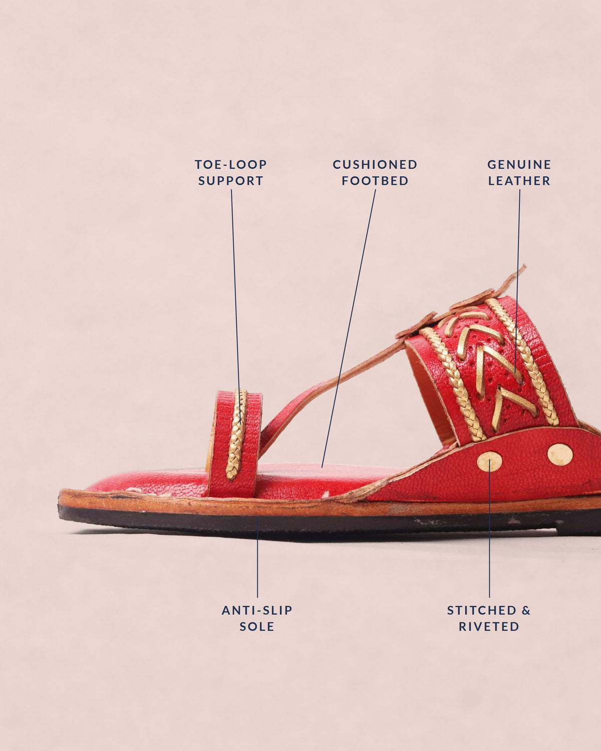 Nanhi Leher Kolhapuri Chappal for Kids – key features