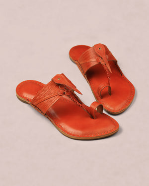 Punch Kurundwadi Kolhapuri Chappal for Men – Handmade Leather