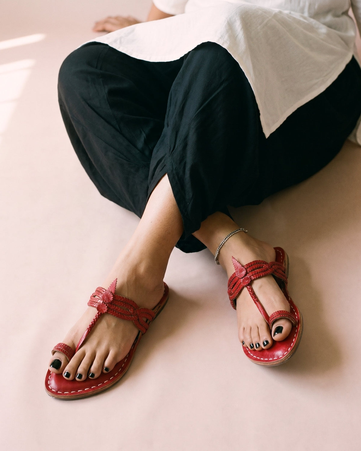 Cross Veni Kolhapuri Chappal for Women – worn, styled