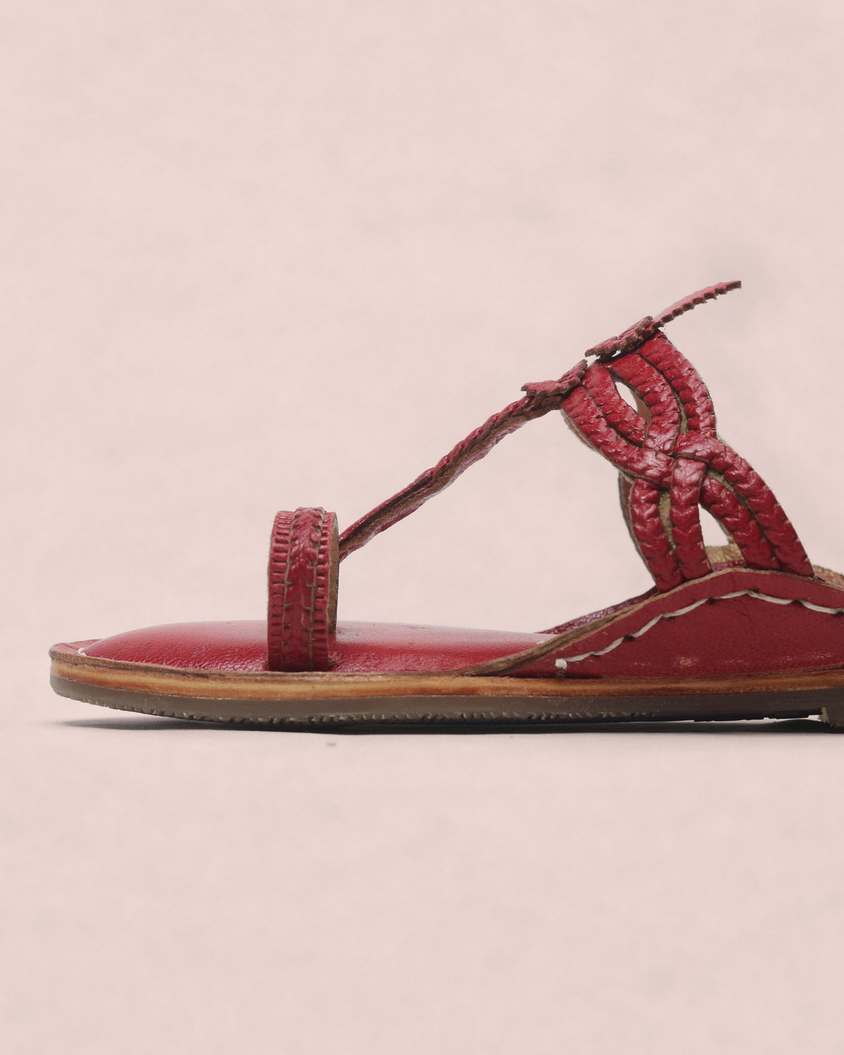 Cross Veni Kolhapuri Chappal for Women – side view