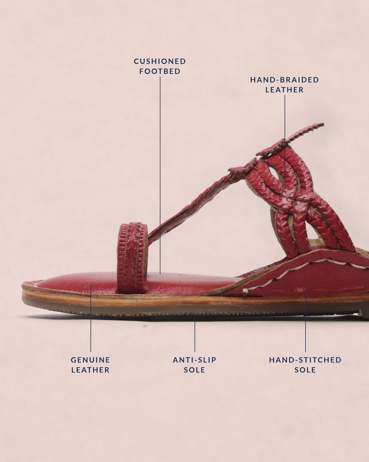 Cross Veni Kolhapuri Chappal for Women – key features