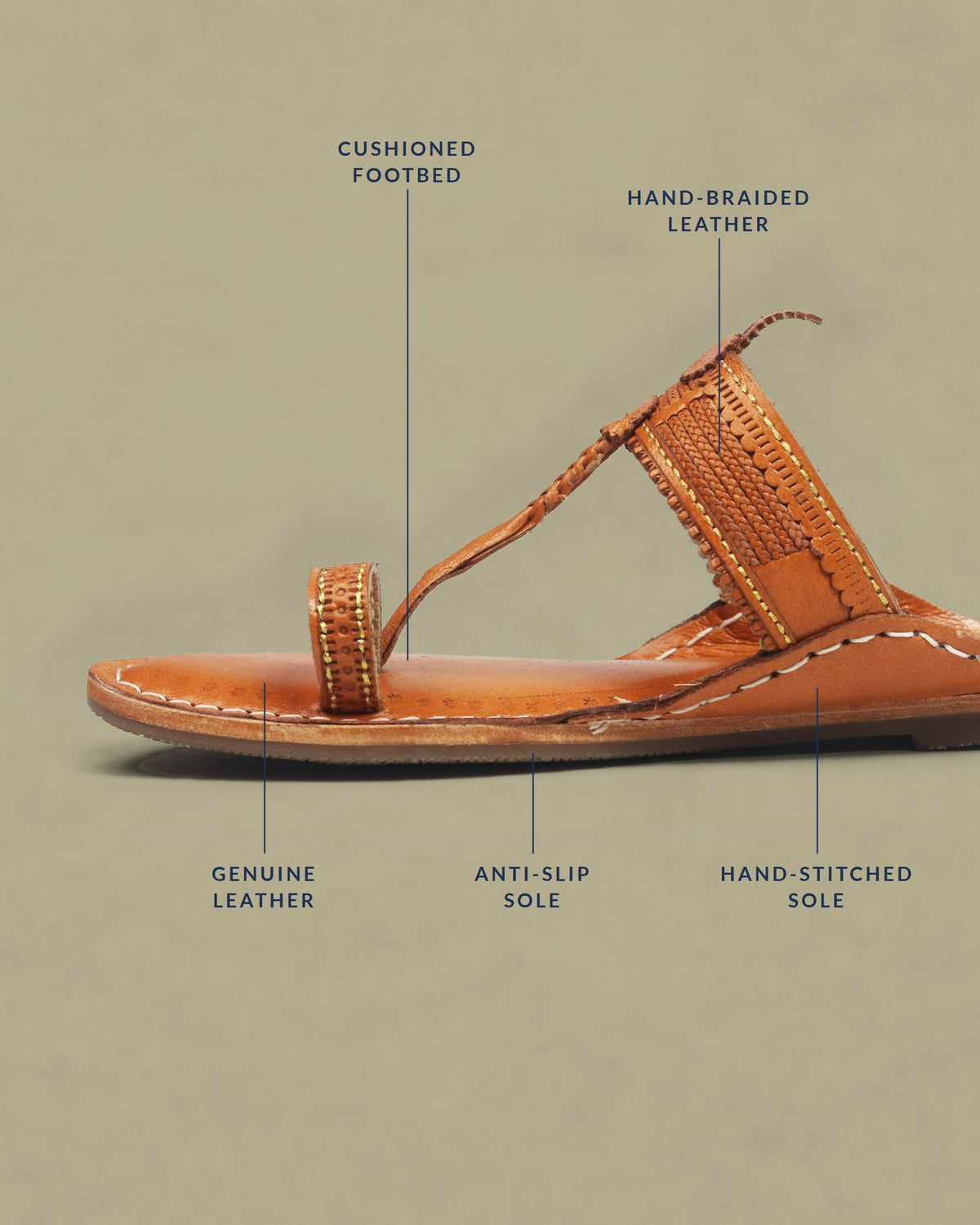 Saral Patta Kolhapuri Chappal for Women – key features