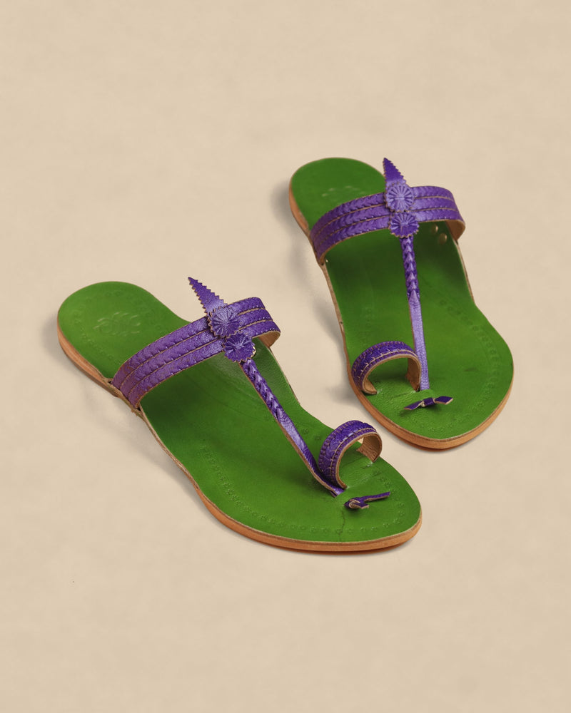 Morani Kolhapuri Chappal for Women – pair, top view