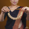 Traditional Bridal Chandra Haar Necklace Set
