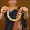Traditional Laxmi Vajra Tik Necklace Set