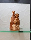 Terracotta Handmade Family Doll Set