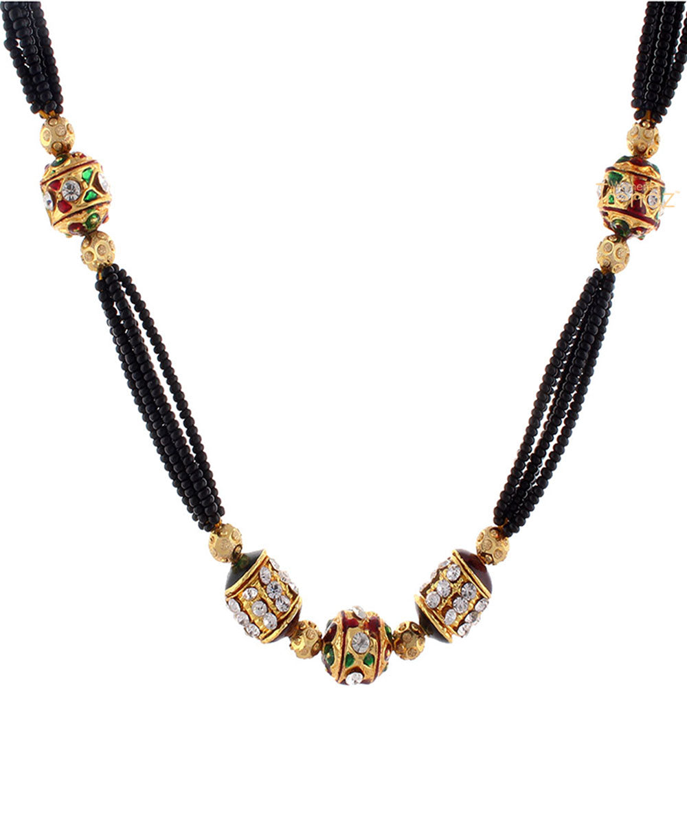 Crystal Beads Mangalsutra