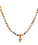 Golden And Moti Beads Necklace