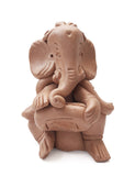 Car Dashboard Beige Colored Ganesh Idol