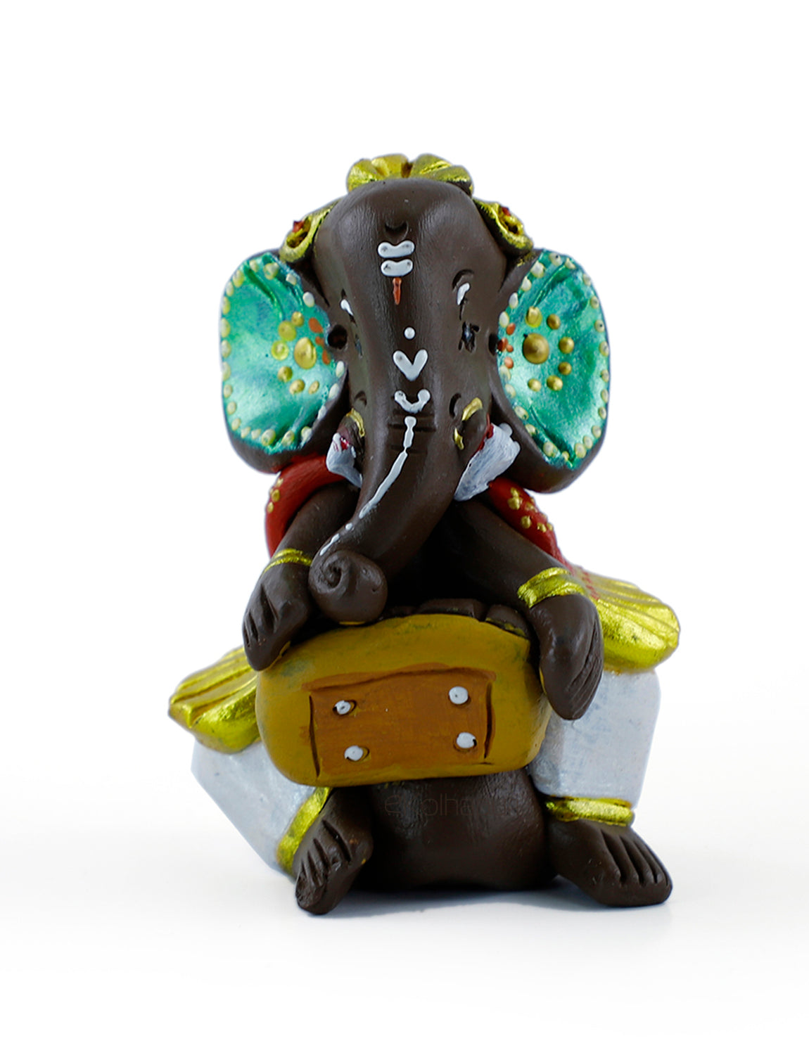 Multicolour Mitti Car Ganesha Gift