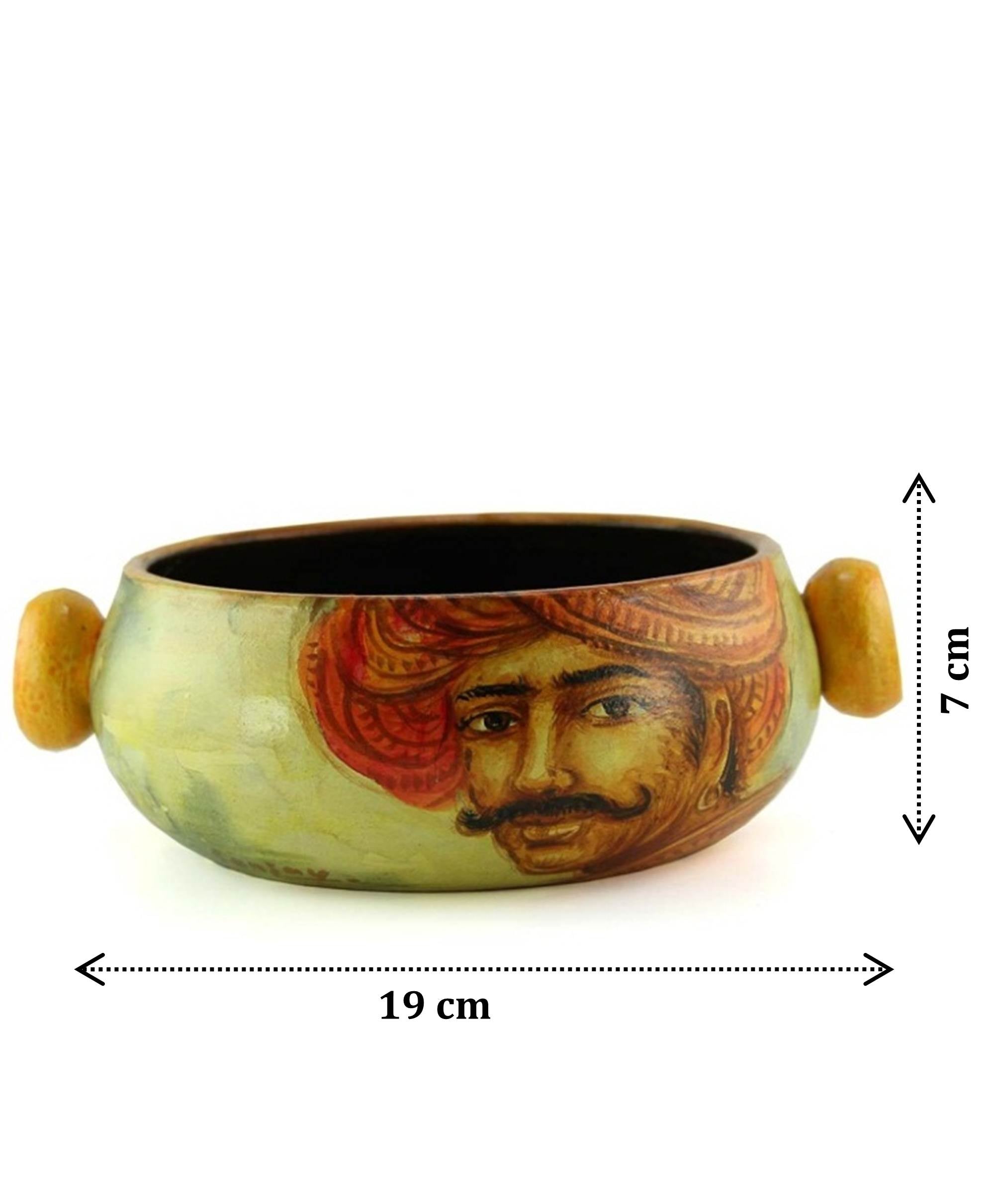 Handmade Multicolour Urli Bowl Terracotta Idols