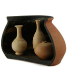 Handmade Brown Cut Pot Terracotta Idols