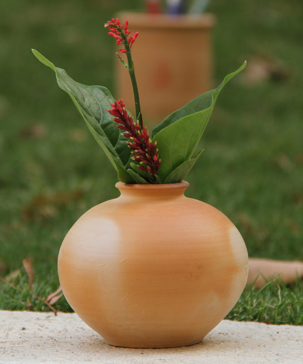 Round Shape Natural Terracotta Pot
