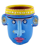 Multicolour Blue Men's Face Handicrafts